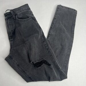 RE‎ generation by Celebrity Pink Jeans 1 / 25 Juniors Distressed Black Straight